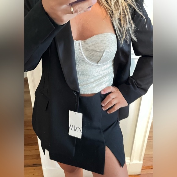 NWT Zara🎄 holiday SEQUIN CORSET TOP perfect for the holiday season Size M and L - Picture 15 of 17